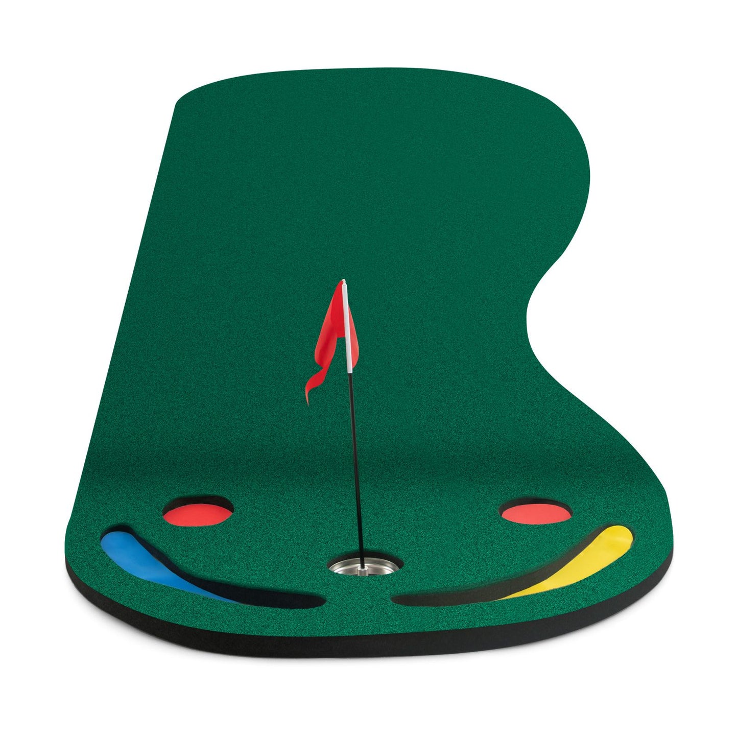 Golf Putting Green Set with 3 Putting Cups 1 Flag and Golf Hole Covers