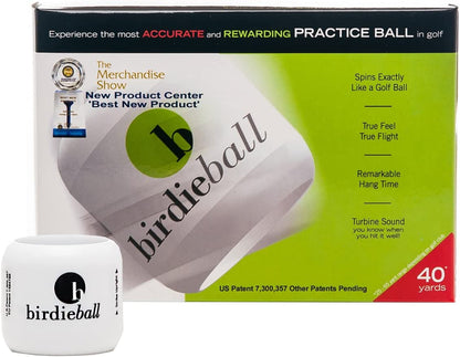 Practice Golf Balls, Full Swing Limited Flight Golf Practice Balls, Perfect Training Aid for All Golfers (Pack of 12)