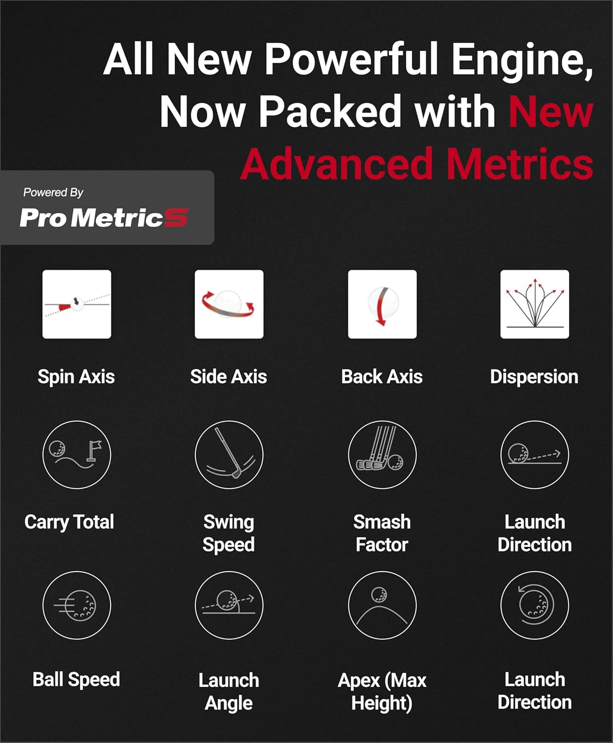 Unisex Sc4 Pro & Golf Simulator and Launch Monitor, Black